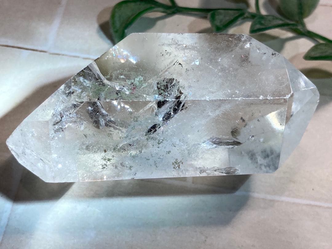 レインボークォーツ✨　エンジェルブレッシング　クリスタル　水晶　ダブルポイント