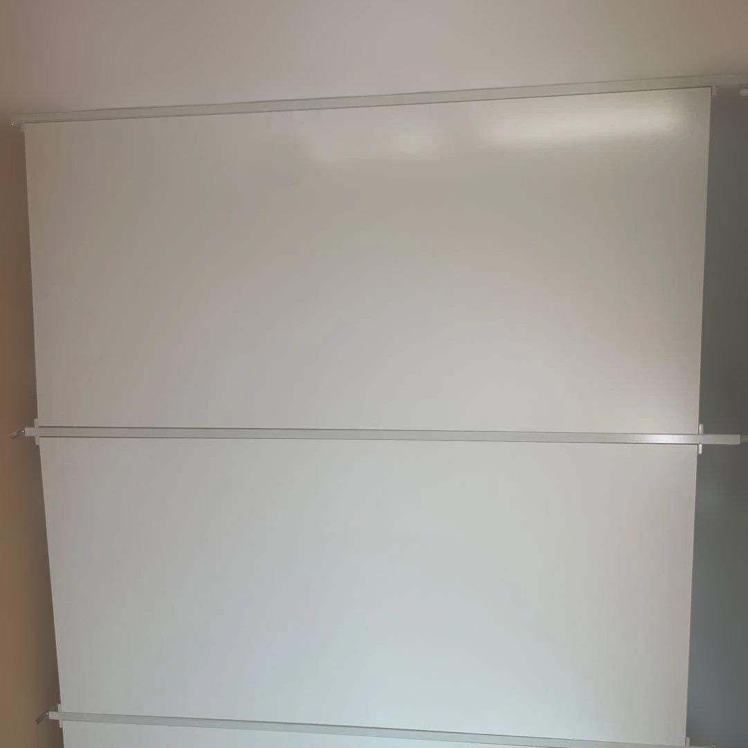 つっぱり間仕切りパーティション 本体１枚(幅９０)連結用2枚(幅87.5)計３枚