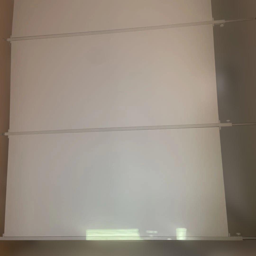 つっぱり間仕切りパーティション 本体１枚(幅９０)連結用2枚(幅87.5)計３枚