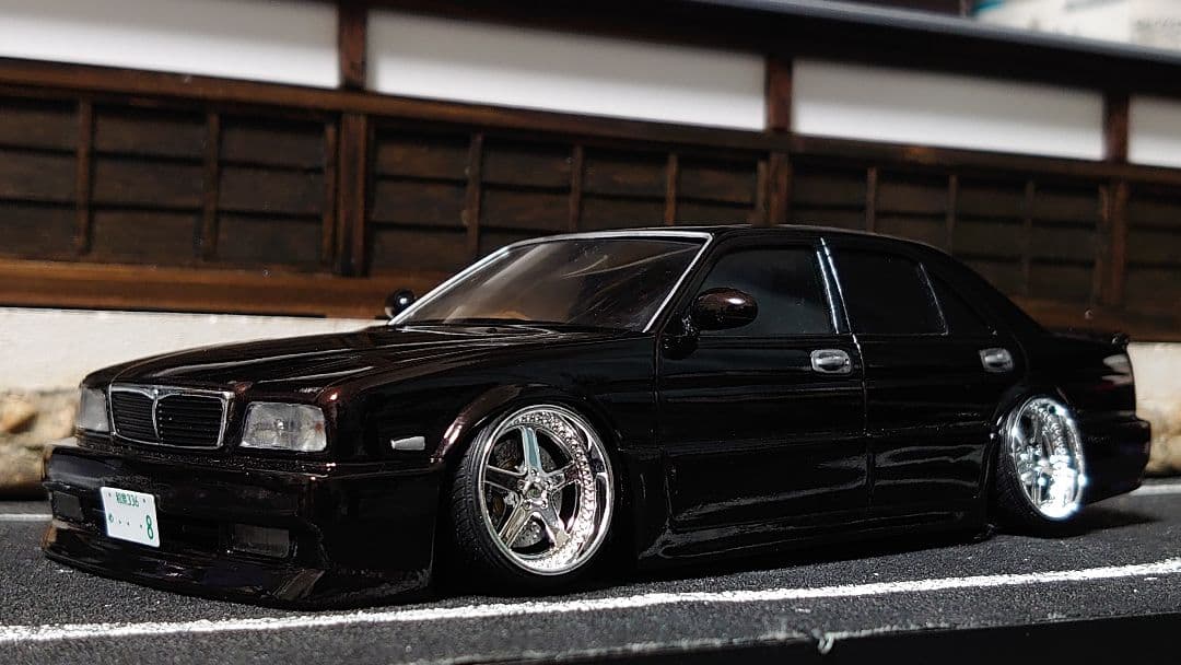 1/24 アオシマ ジャンクションプロデュース y32 シーマ 完成品