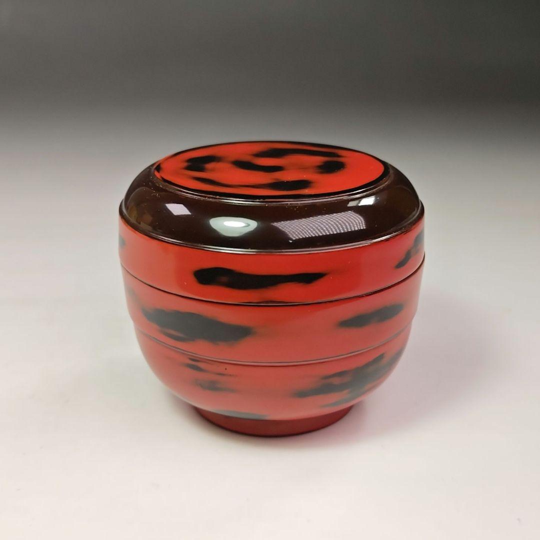 イ614 棗『根来茶器　棗　木箱』茶入　茶道具