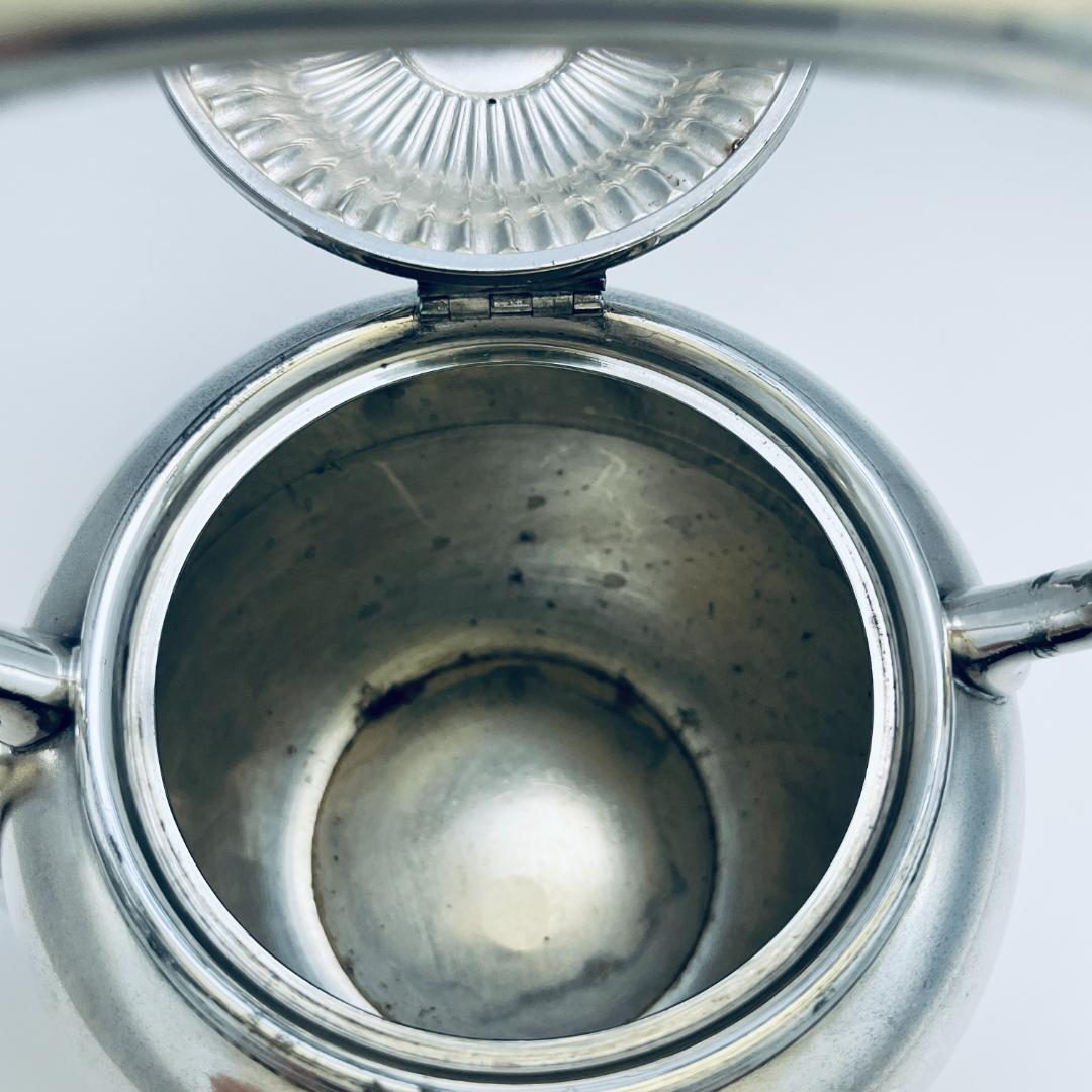 【WILCOX】ビクトリアンのティーケトル 【シルバープレート】