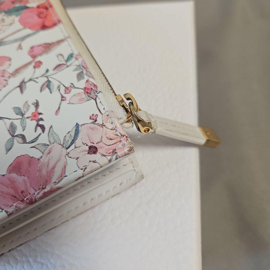 【日本限定】Dior Caro Dahlia ウォレット フラワー 二折財布