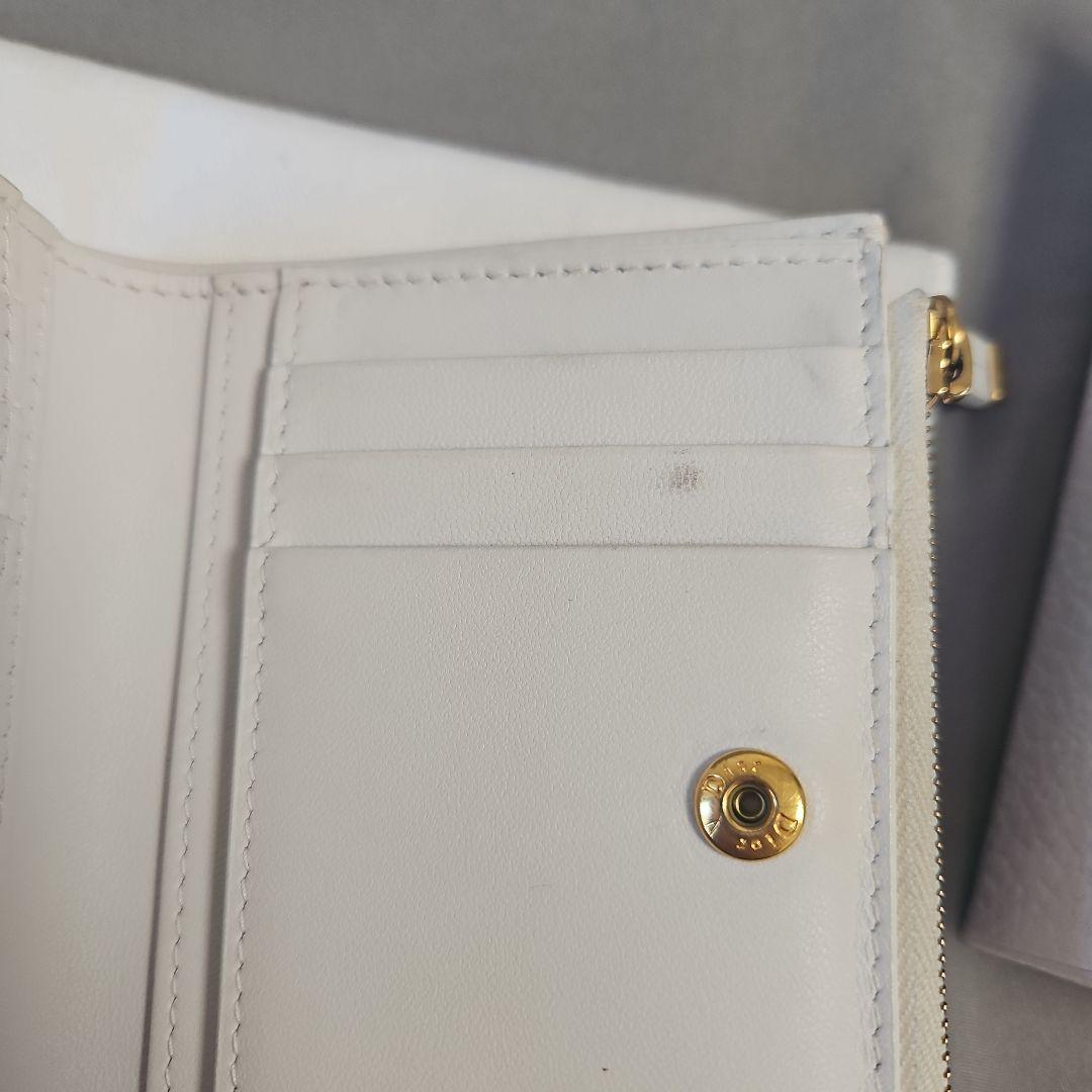 【日本限定】Dior Caro Dahlia ウォレット フラワー 二折財布