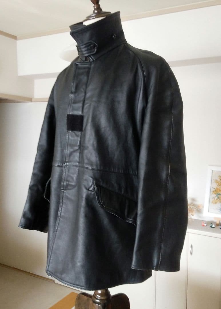 90s Vintage フランス軍 ファイヤーマンジャケット カーコート