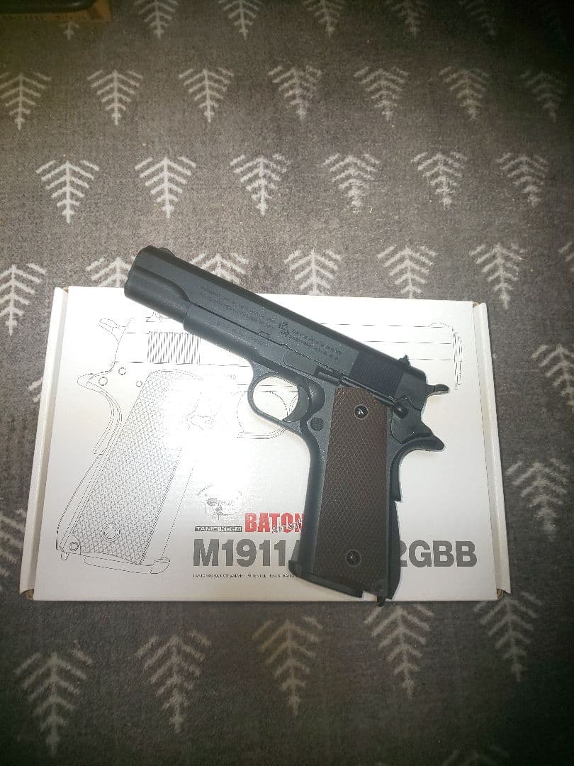 baton タニオコバ ガバメント M1911A1 Co2 25日までの出品