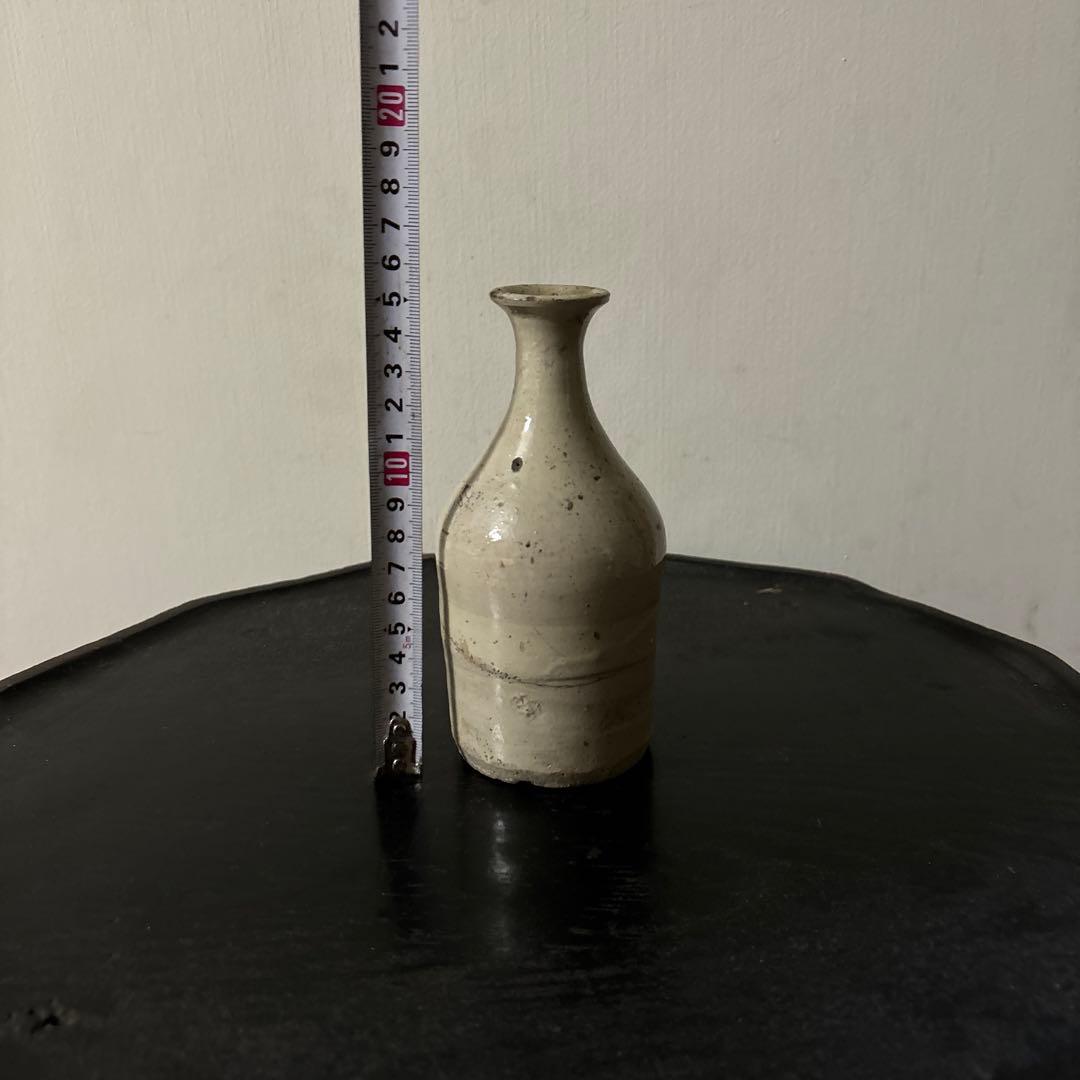 志野織部　徳利　美濃　古瀬戸　桃山　江戸　古美術　酒器　検:李朝　白洲正子