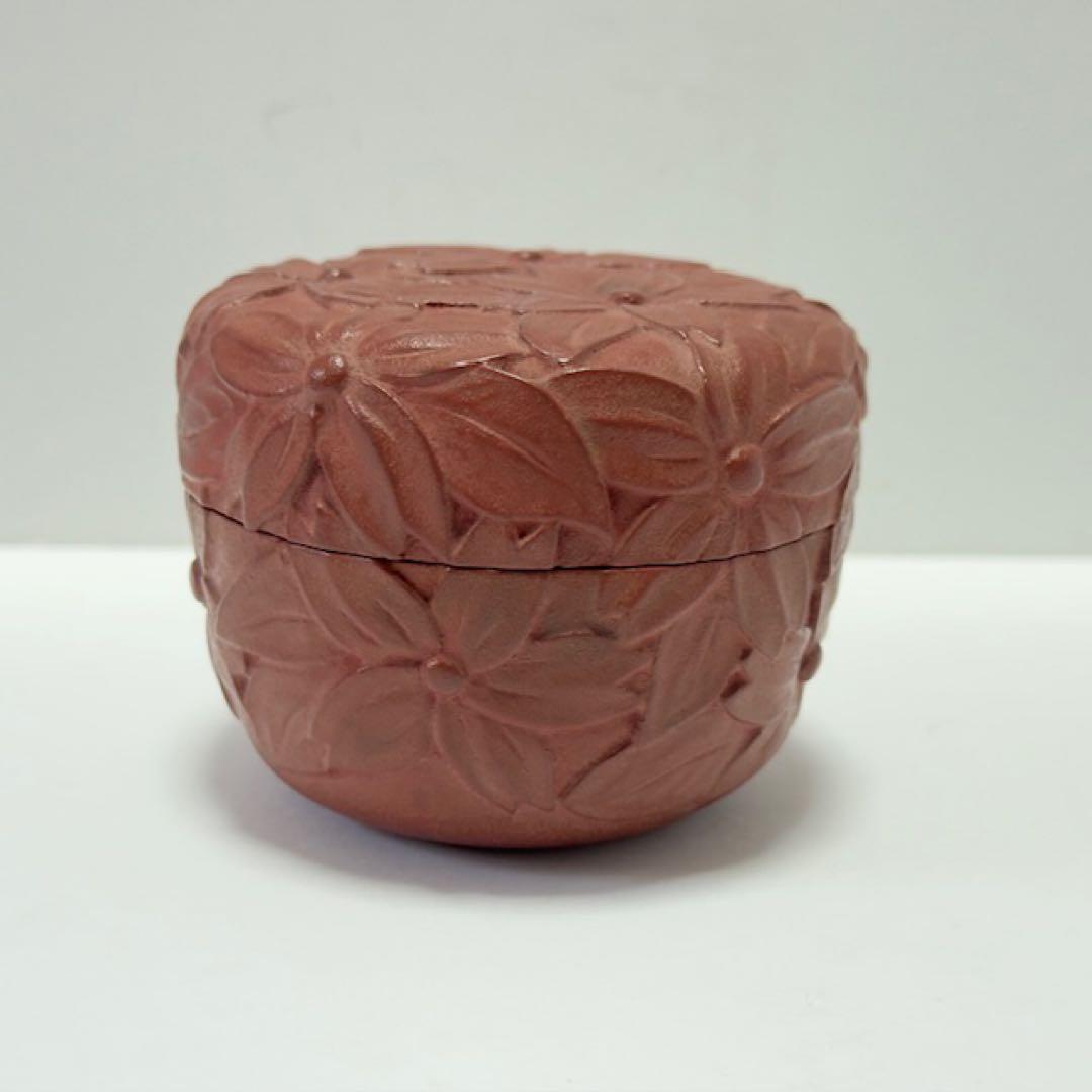 茶道具 春峰 桜平棗 茶道