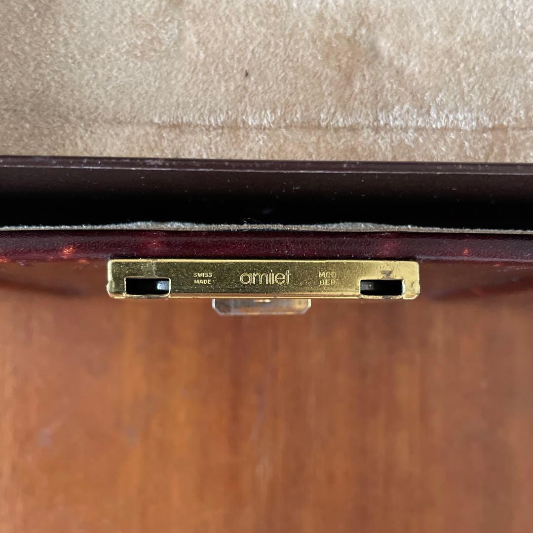 アンティーク　ジュエリーボックス　アクセサリー　収納　レザー　本革　ヴィンテージ