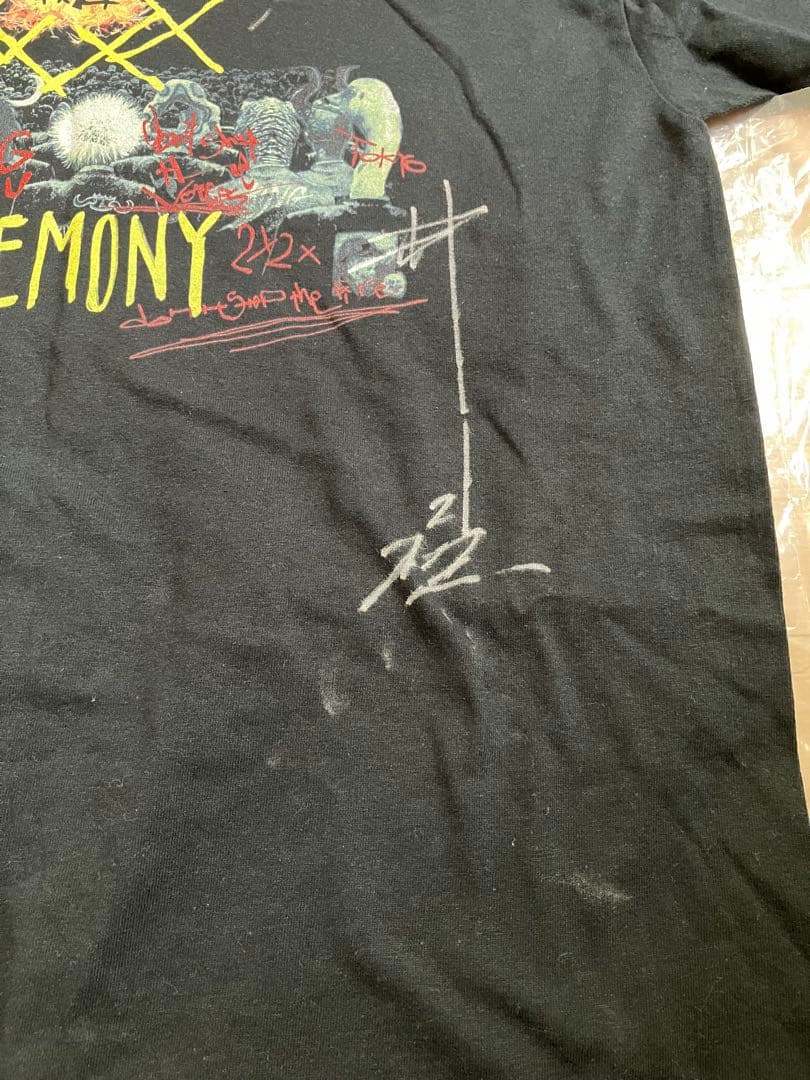 King Gnu 直筆サイン入りTシャツ　CEREMONY