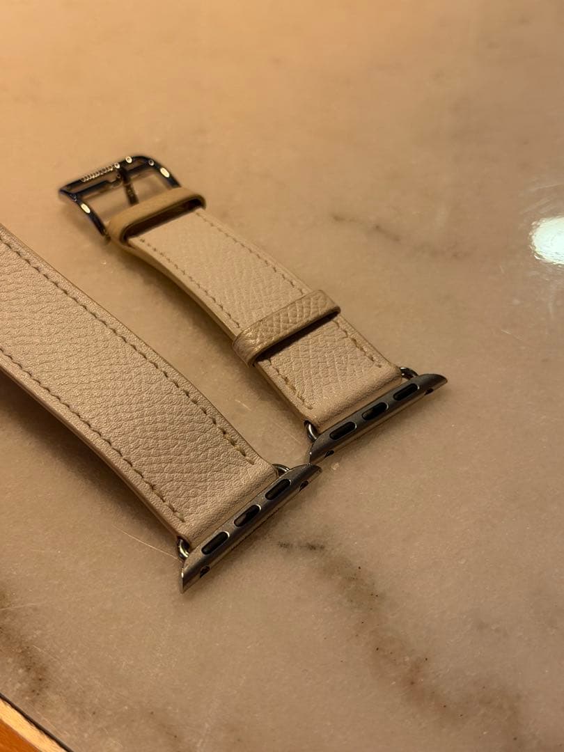 Apple Watch エルメス　ホワイト　レザー　バンド