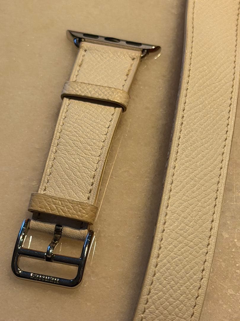 Apple Watch エルメス　ホワイト　レザー　バンド