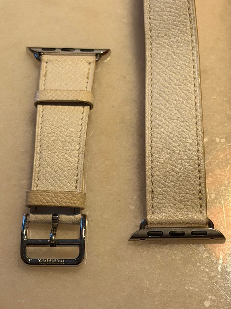 Apple Watch エルメス　ホワイト　レザー　バンド