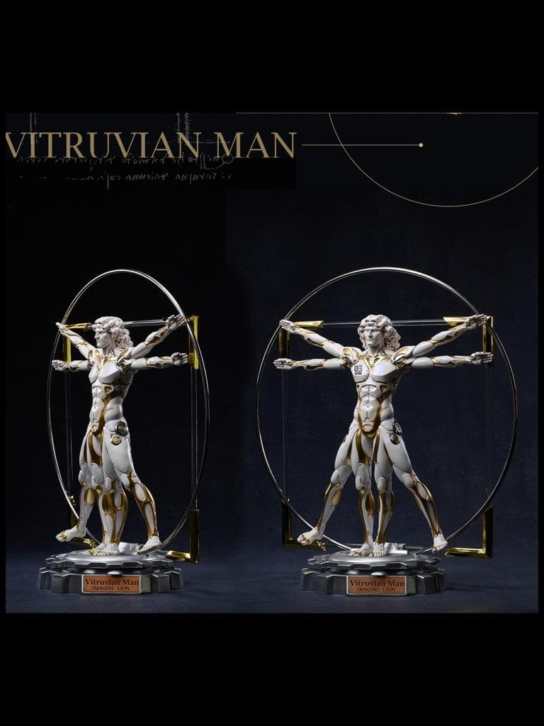 レオナルド・ダ・ヴィンチ「ウィトルウィウス的人体図」フィギュア