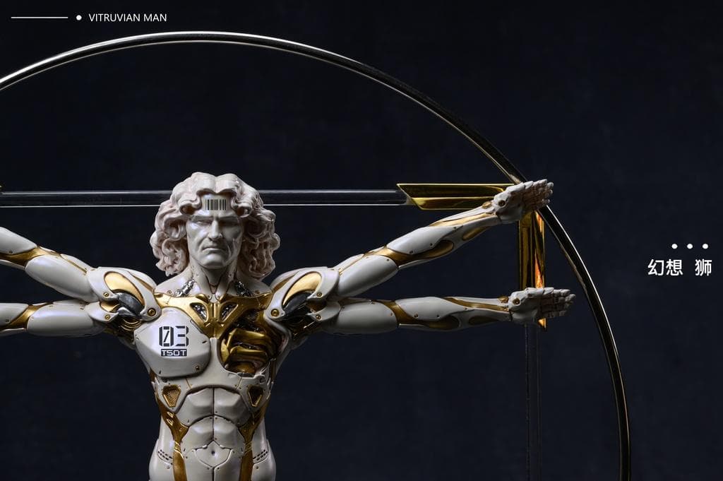 レオナルド・ダ・ヴィンチ「ウィトルウィウス的人体図」フィギュア