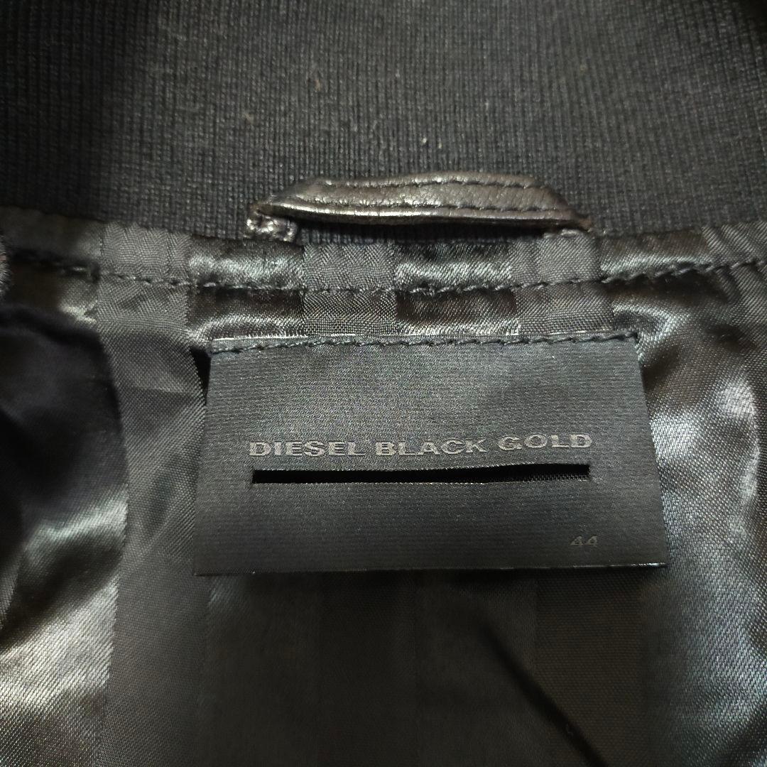 DIESEL BLACK GOLD　44　レザートラックジャケット