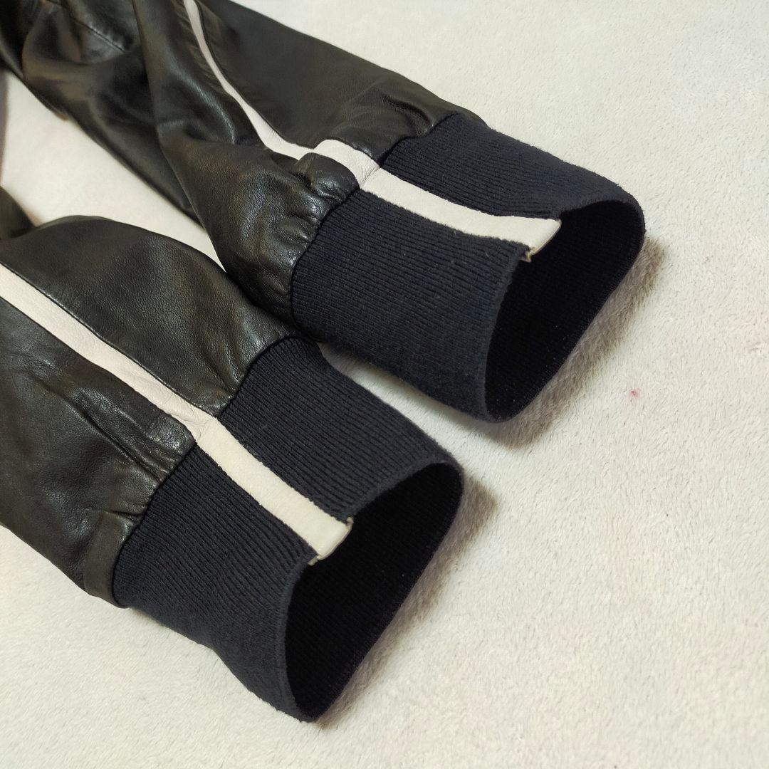 DIESEL BLACK GOLD　44　レザートラックジャケット