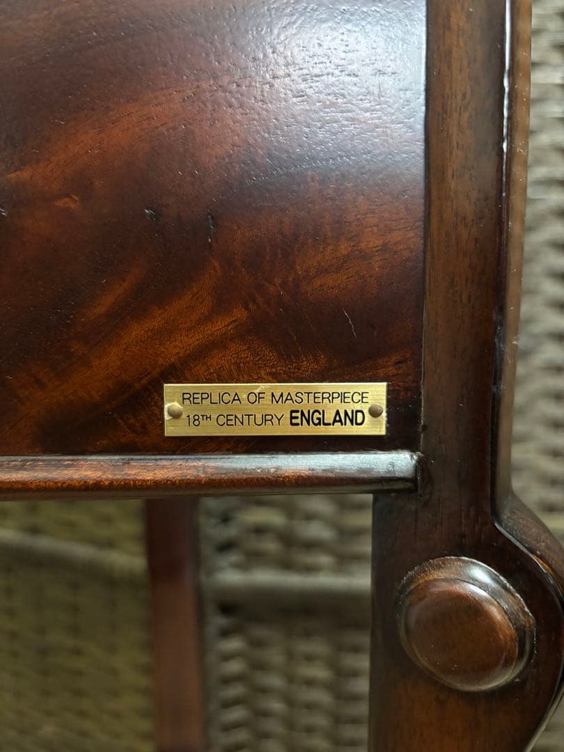 アンティーク調　花台　置き台　引き出し　イギリス製