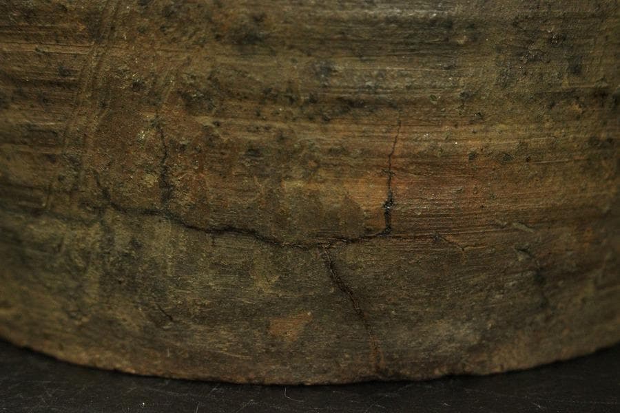 古備前 壷 波線紋 壷 古美術(ZE537)