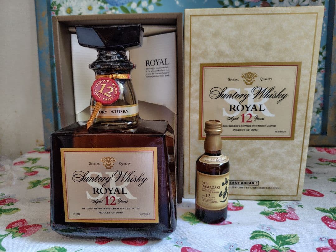 サントリー ウイスキー ローヤル12年 山崎12年　シングルモルト ミニ