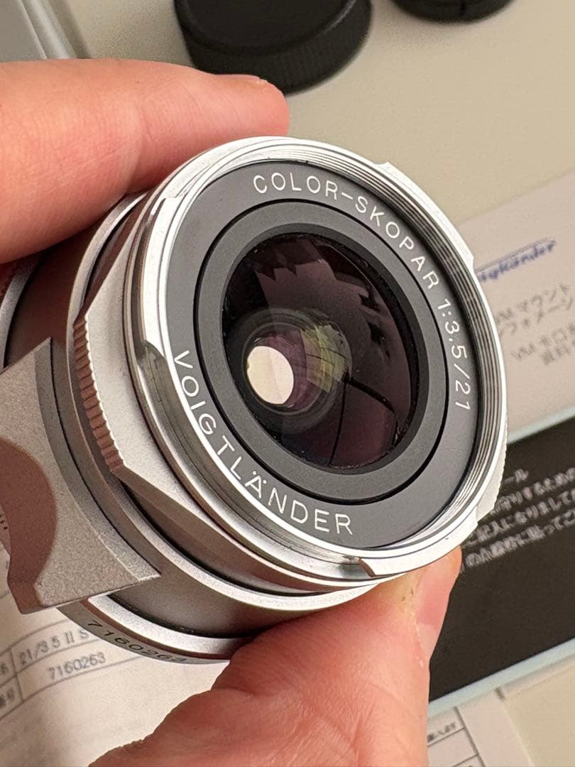 フィルムカメラ Voigtlander 21mm F3.5 VM Leica M