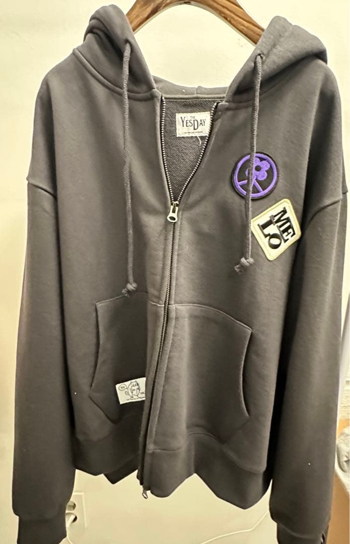 saya　マウスラビット　パーカー　グレー　チャコール　２枚セット