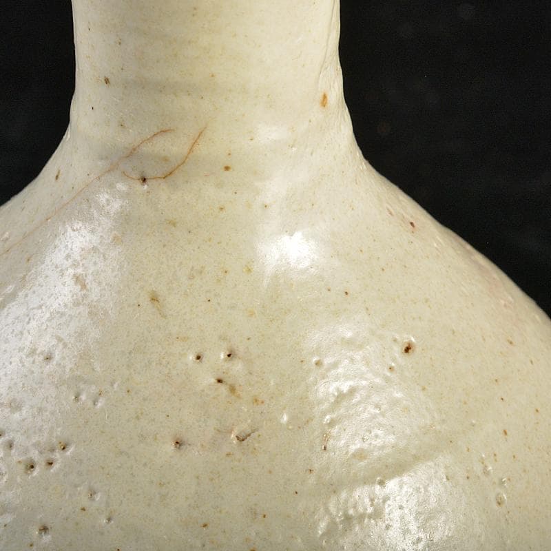 朝鮮美術　李朝　高麗白磁　徳利　時代箱付　M　R7461