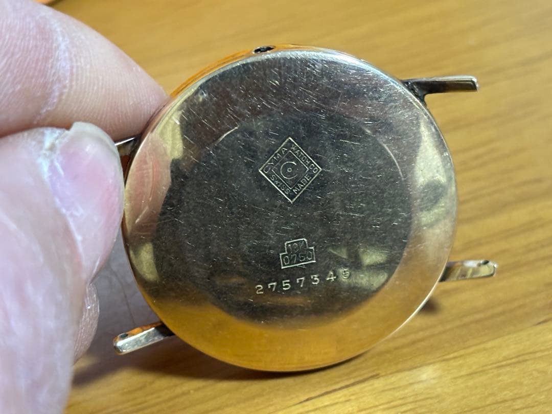 CYMA。シーマ。時計。18K、0.750。ジャンク