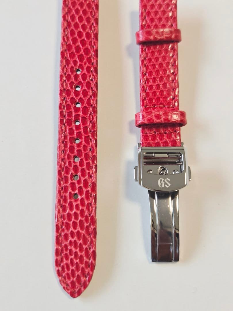 限定非売品【グランドセイコー】レディース用 革バンド(リザード)とDバックル