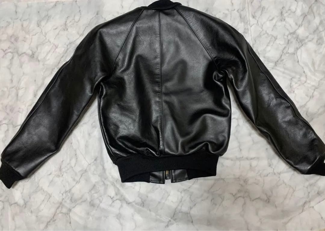 【美品】バンソン USA製 本革 レザージャケット ライダース 肉厚 TJ 32