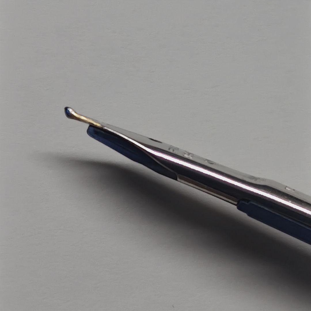 【カスタム】キャップレスデシモ ダークブルーマイカ 中字→小太刀風研ぎ