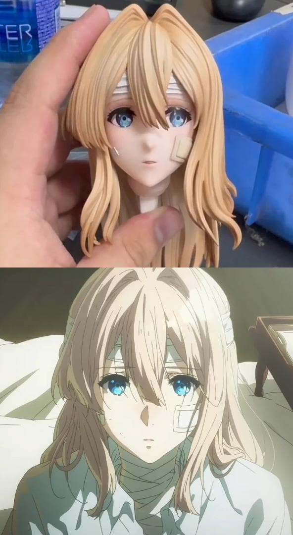 ヴァイオレット・エヴァーガーデン 樹脂 彫刻 フィギュア