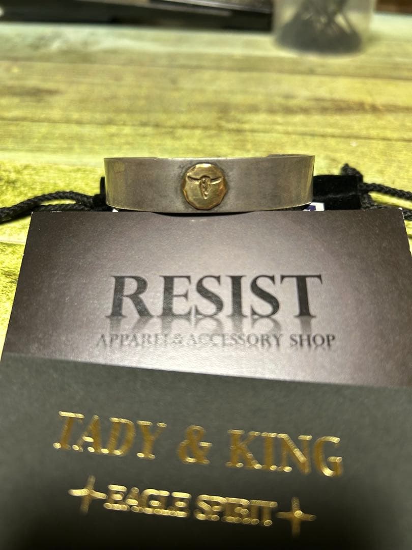 TADY & KING 平打ちブレス18金