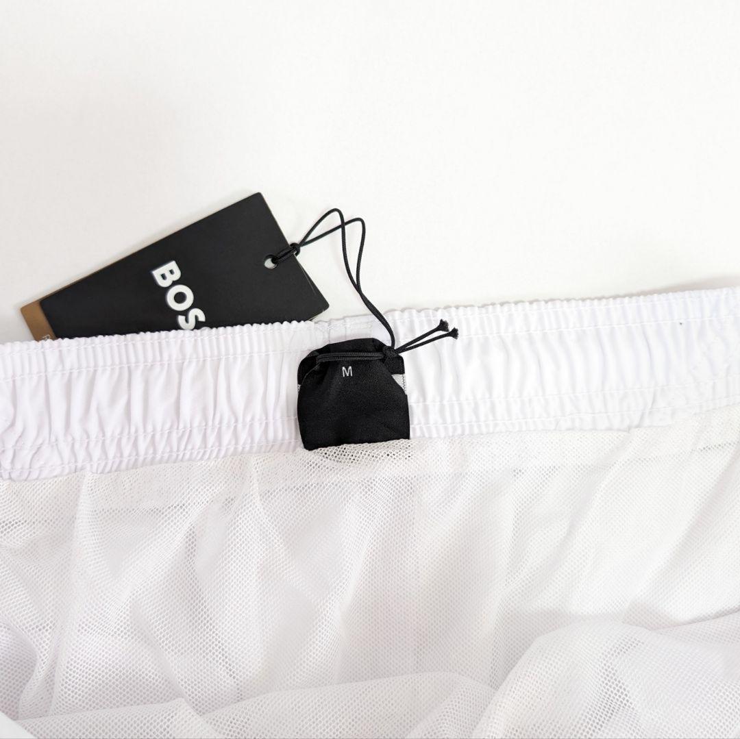 【海外限定品】 BOSS ボス スイム ショーツ 水着 L LL ホワイト 白