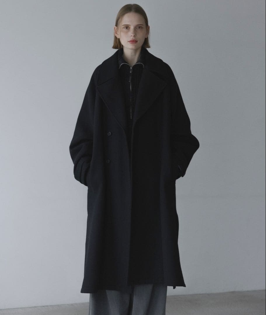 ジャケット・アウター remer wool oversize long coat