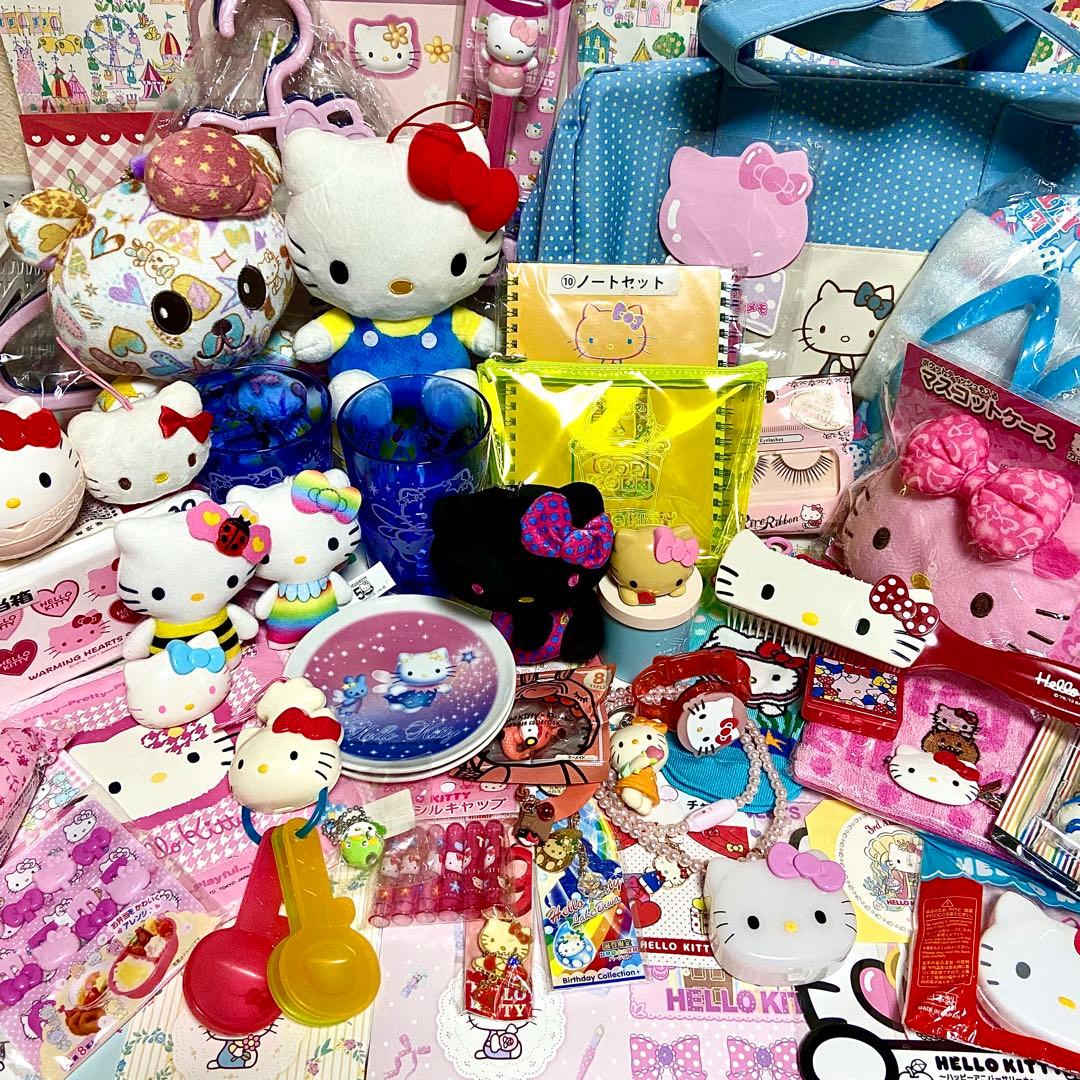 サンリオ ハローキティ まとめ売り スクールバッグ マスコット 文房具他