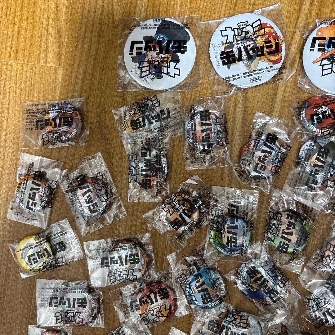 【新品未開封】ナツコミ2015缶バッジ　まとめ売り　ワンピース