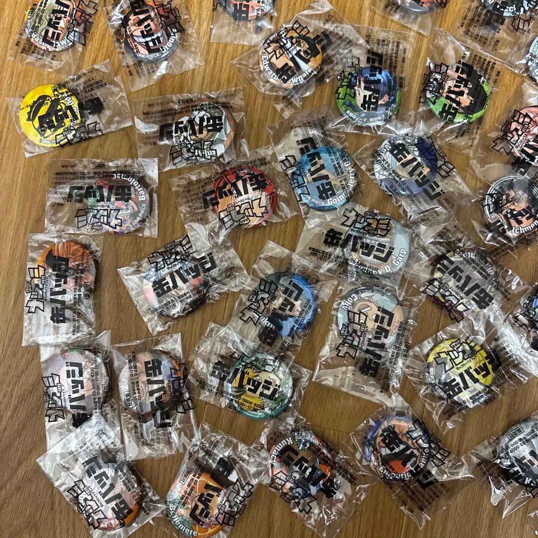 【新品未開封】ナツコミ2015缶バッジ　まとめ売り　ワンピース