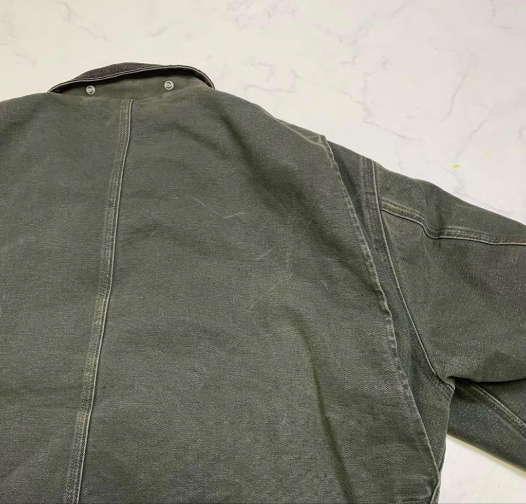 カーハート トラディショナルジャケット フェードハチノス MOSカラー　USA製