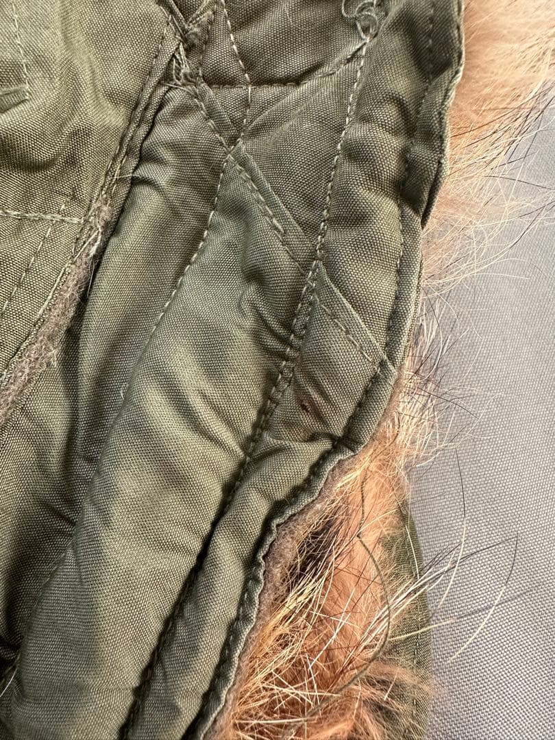 M-51 モッズコート用フード　縞