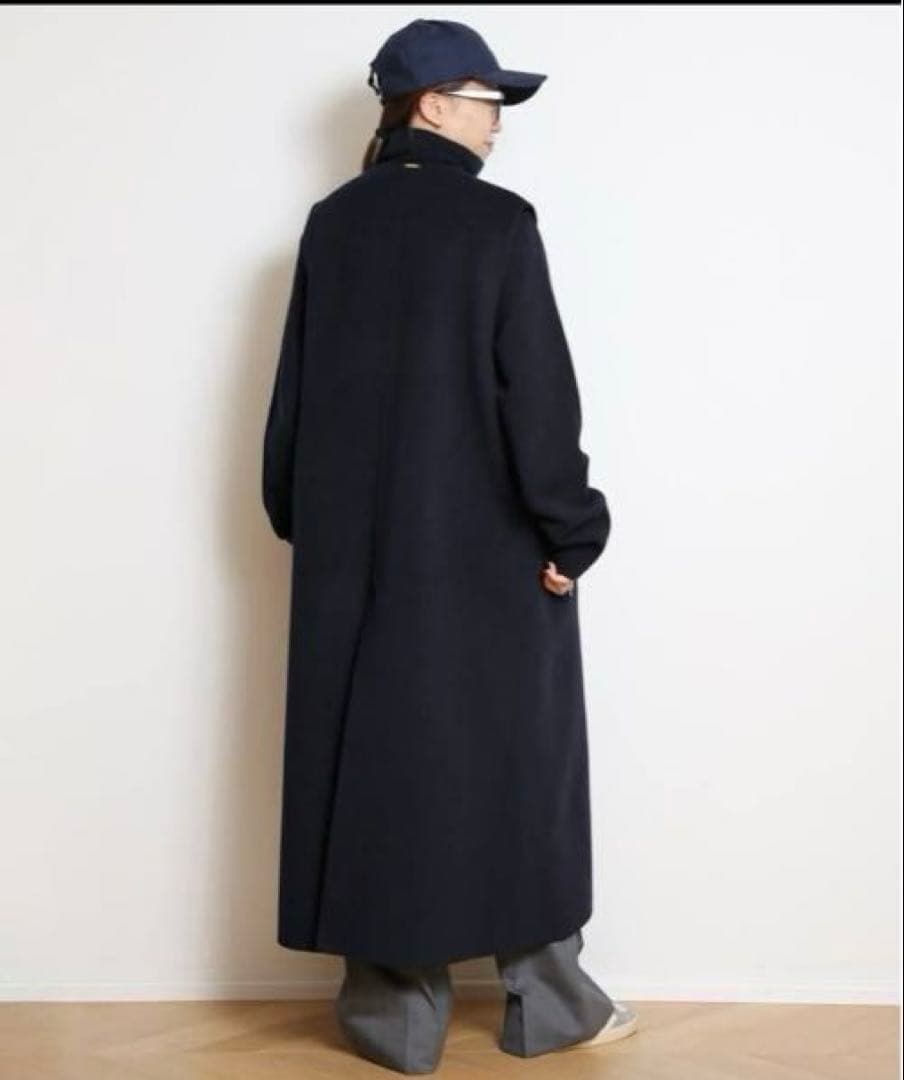 専用美品　Deuxieme Classe ウールアンゴラ ロングベスト　ネイビー