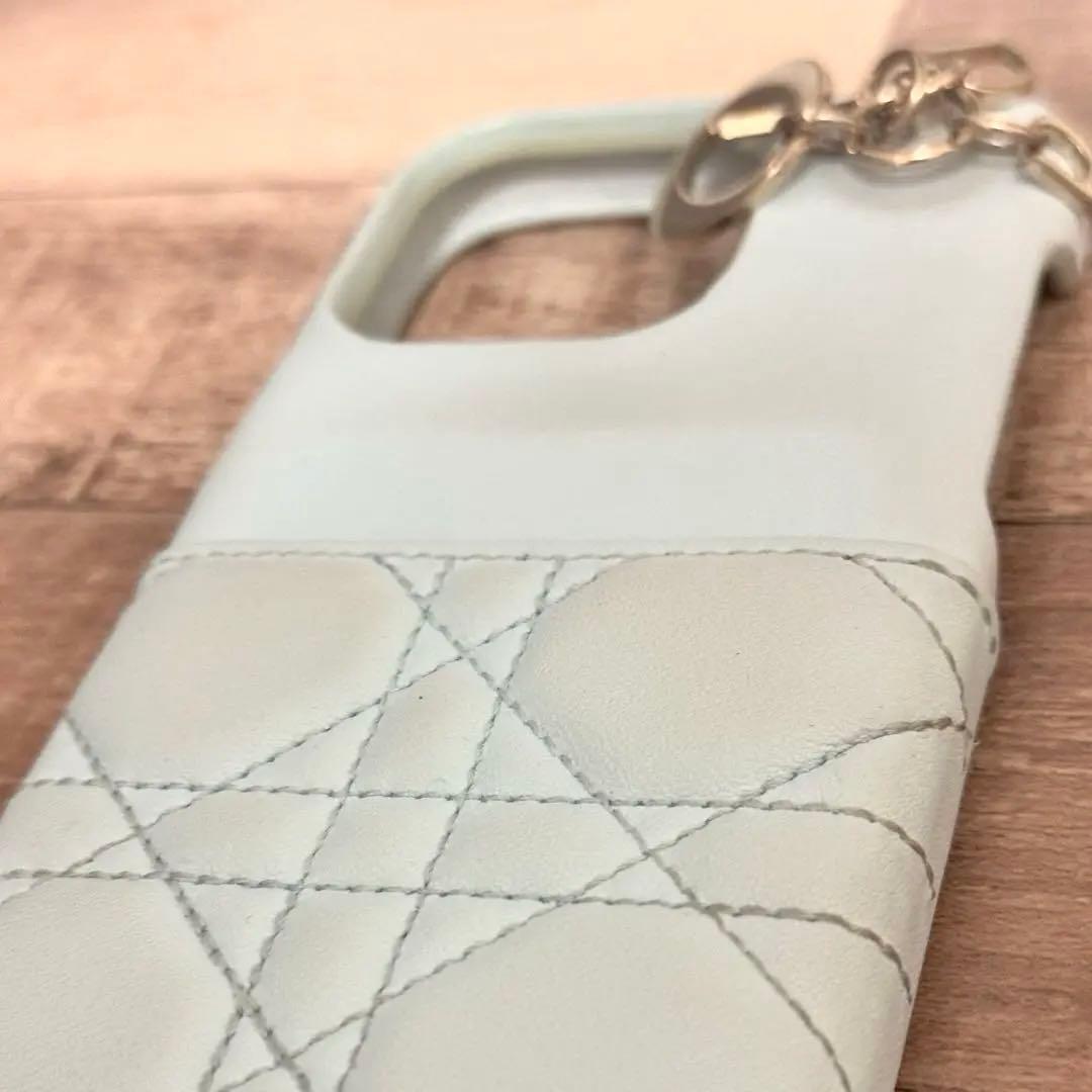 DIOR iPhone 15 Pro ケース 日本限定 ラムスキン ライトブルー