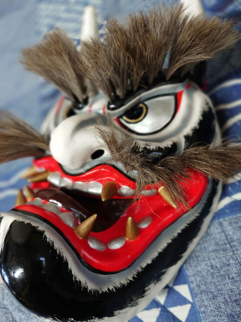 ３面セット　神楽面　石見神楽　広島神楽　芸北（北広島）大江山3面揃い　日本　鬼