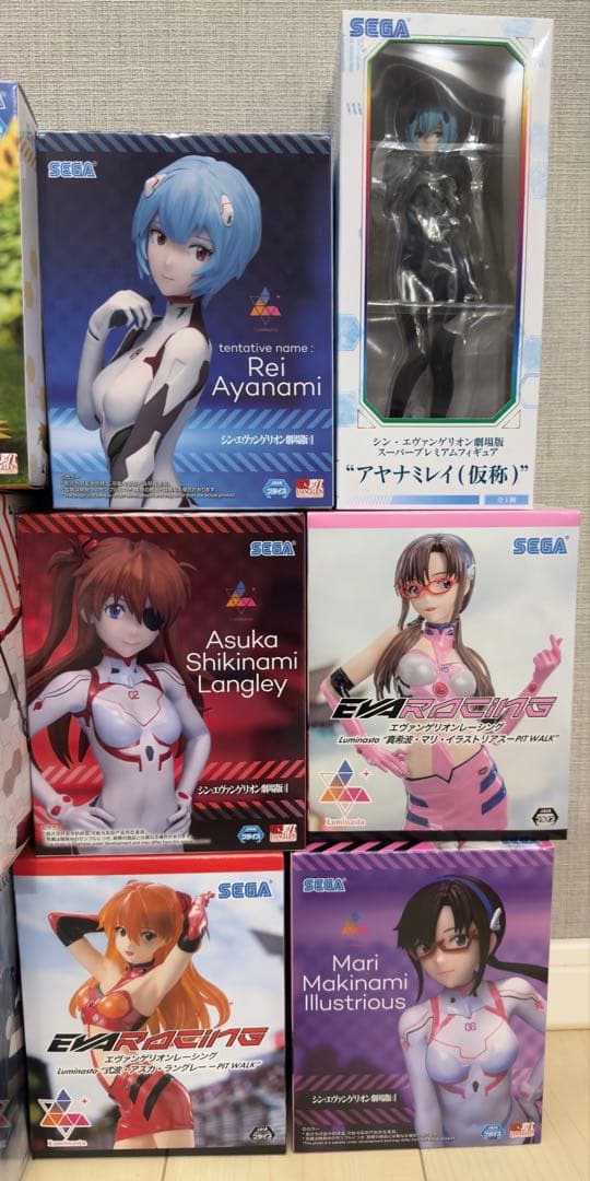 エヴァンゲリヲン　プライズフィギュア　まとめ売り