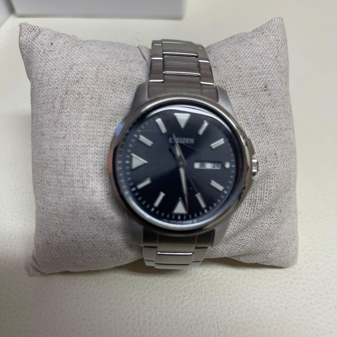CITIZEN クォーツ腕時計 ダークブルー