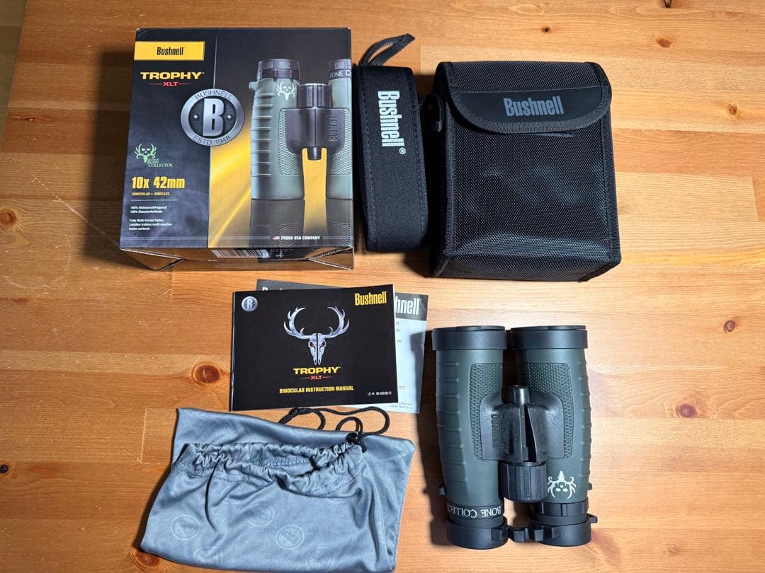 望遠鏡 双眼鏡 10倍 Bushnell TROPHY XLT 10×42mm