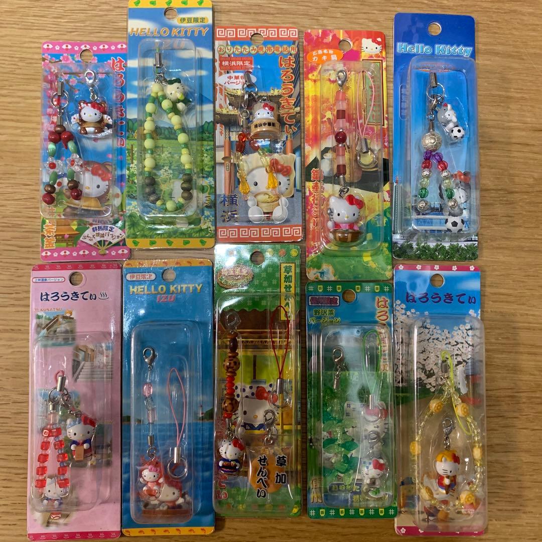 ハローキティ ストラップ　キーホルダー　ご当地 限定 レア　日本限定発売