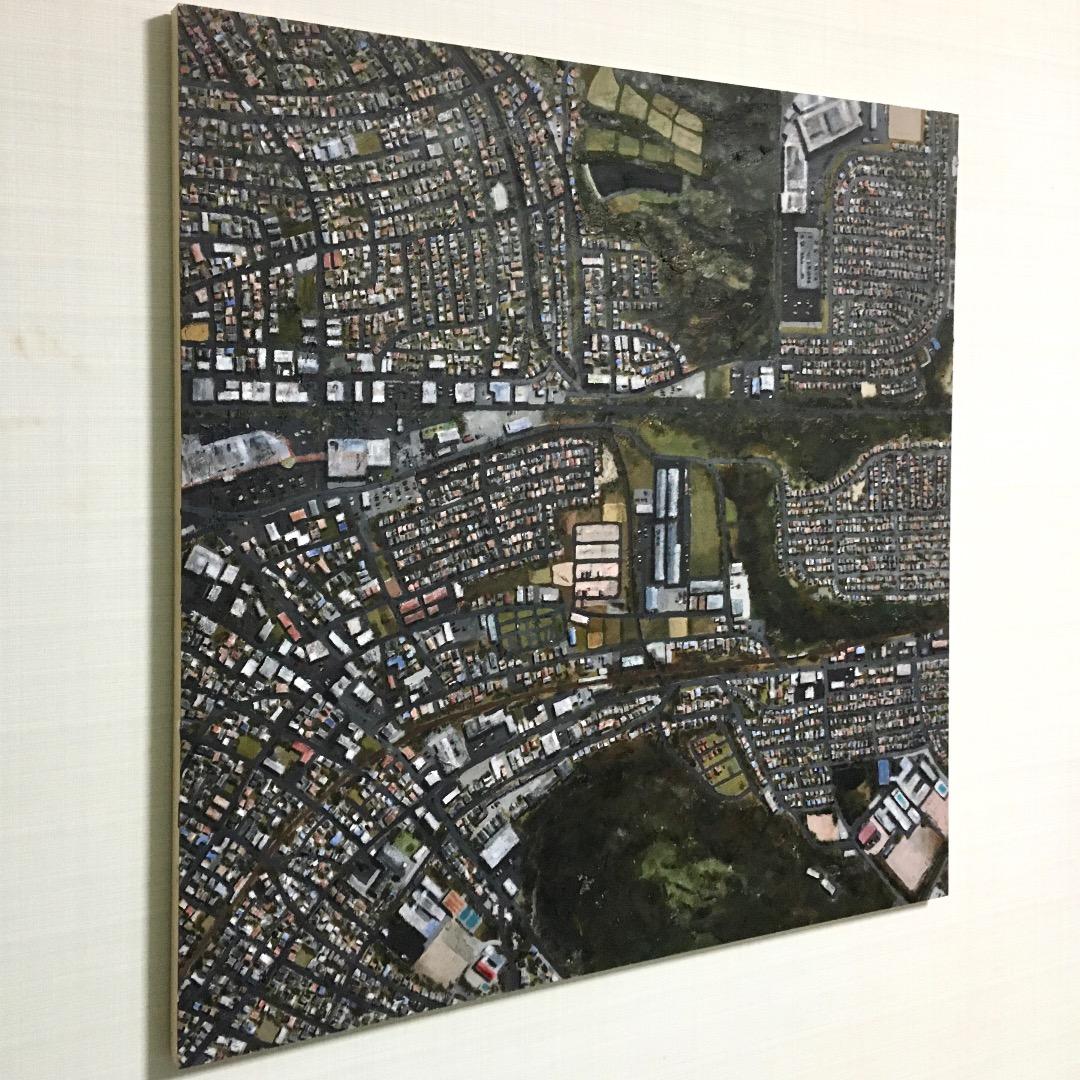 オリジナル絵画作品《Satellite Imagery No. 23》