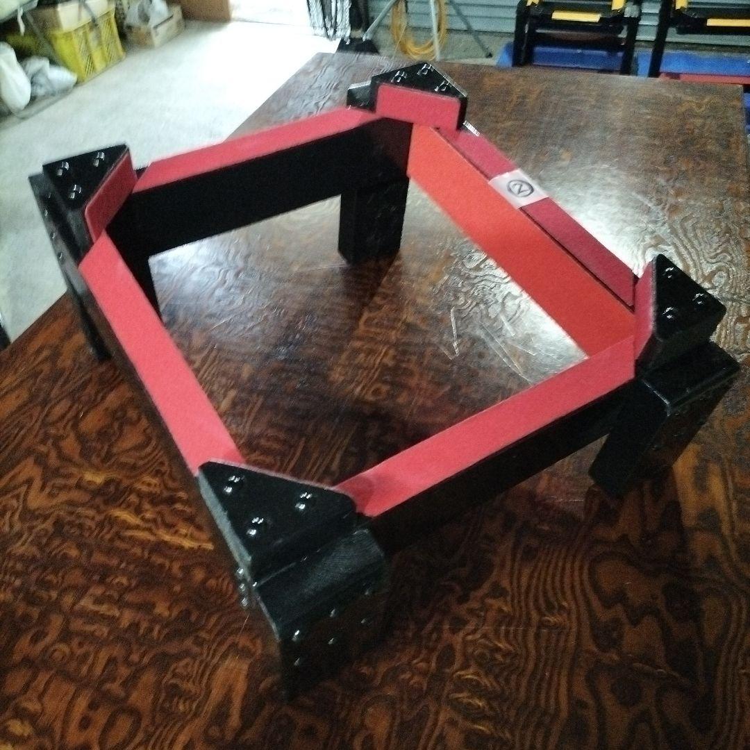 長胴太鼓　平打ち　立奏太鼓台　1.4尺用中古品②