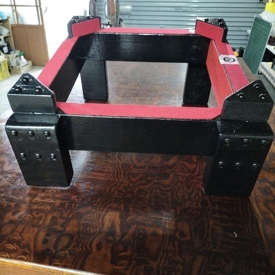 長胴太鼓　平打ち　立奏太鼓台　1.4尺用中古品②